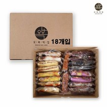 오복떡집 약식 영양찰떡 영양떡 호박꽂이 팥시루떡 완두콩배기 호박곶이 꿀떡 백설기 건강간식 전통디저트 국내산찹쌀 떡집맛집 주문 개별포장 18개입, 1세트