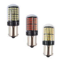 지노기업/24V LED 전구/싱글전구/더블전구/부하매칭/캔슬러/엘로우/메가트럭 시그널/깜박이/미등/브레이크등/화물차/대형트럭/144구/내장타입/엠프로빔/외큐/쌍큐/고휘도/고급/황색, LED144발 더블(엘로우) 2개