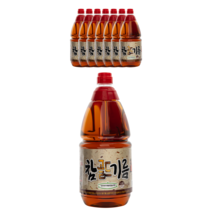 맑은식품 참골드기름 1.8L 해바라기유 첨가, 8개