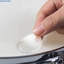 6 개/대 투명 스네어 드럼 음소거 패드 댐퍼 젤 톰 머플러 타악기 액세서리