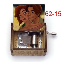 오르골만들기 나무 아나스타시아 뮤직 박스 음악 테마 12 월 생일 선물 어린이 발렌타인 데이 가족 친구, [14] 주황색