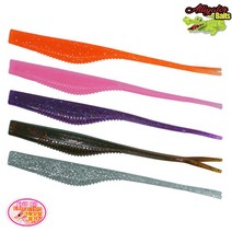 광어다운샷 UV웨이브 5인치웜 WAVE트리거 광어우럭, UV68오렌지펄