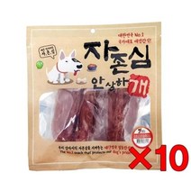 저염분 영양오리 슬라이스 노령견용x10 디저트 훈련용, 색상:기본