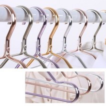 니트 바지 속옷 논슬립 알루미늄 옷걸이 저렴한옷걸이, 색상_로즈골드, 상세페이지 참조