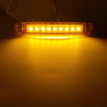 스카니아테일램프 1pcs 9 smd 라이트 타원형 통관 트레일러 24v 트럭 트럭 캐러밴 오렌지 scania led 사이드 마커 표시기 램프 12v, 노란색