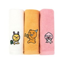 카카오프렌즈 핸드타월 [자수 50g], 카카오프렌즈-SM0235-라이언머스터드, 상세설명 참조