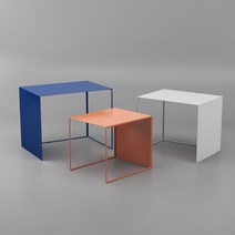 북유럽 인테리어 협탁 사이드테이블 모던 사각 소품, 41x35x34, 소형 41x35x34