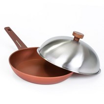 후라이팬 돔커버 (실버) 후라이팬덮개/뚜껑, 28cm