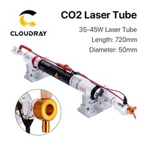 소형 레이저 커팅기 아크릴 컷팅기 금속 나무 각인기 철판 마킹 레이져 재단기 35-45w co2 업그레이드 된 헤드 튜브 700mm co2 조각 절단기 용 유리 파이프 램프