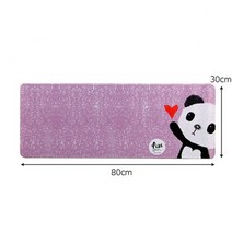 LTA673365에이치넷WIDE 롱 마우스패드 마우스 장패드 80x30cm 퍼플 1P