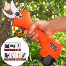 충전식 자동 전동 전지가위 전문 배터리 가지치기 가위 40mm 전기 절단 과수원 화분, [03] 16.8v battery, 16.8v battery