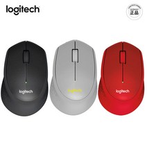 로지텍 무소음 무선 마우스 M331, 그레이