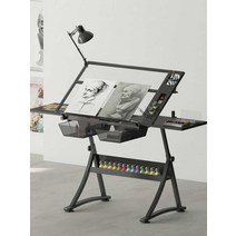 드로잉 테이블 이젤 화판 건축과 도면 책상 작업대