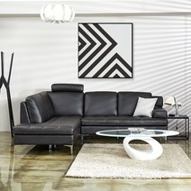 이태리직수입-에고이탈리아노 젬마 이태리천연소가죽 코너 소파, 단품