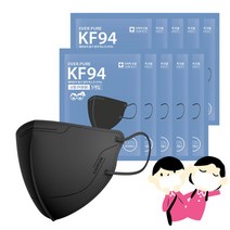 [리벤스] 자우버탁 에버퓨어 새부리형 마스크(KF94)(블랙/소형) 50입, 상세 설명 참조, 상세 설명 참조