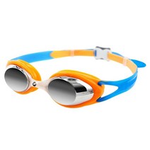 Barracuda CARNAVAL 주니어 수영 고글 실버 미러 렌즈 (34710) 레드, Orange