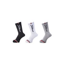 타이틀리스트 남성용 골프양말 긴목 TSMS1697, TSMS1697-그레이