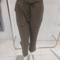 막스카라 베기 끈 슬랙스