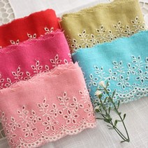 자투리 린넨레이스 마카롱 택1, 린넨레이스 마카롱 체리핑크