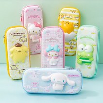 산리오 스퀴시 케이스 폼폼푸린 시나모롤 마이멜로디 헬로키티 쿠데타마 케로피 필통, 1. 마이멜로디