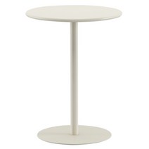 심플 모던 메탈 사이드테이블 미니 원형 간이 테이블, 크림