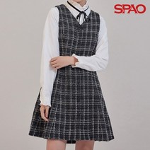 [SPAO] 여성 버튼다운 뷔스티에 원피스