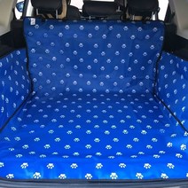 cawayi kennel 애완 동물 캐리어 dog car seat cover trunk mat cover protector carry for cats dogs transportin, 푸른 뼈, 155x104x33cm