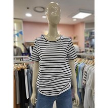 SOUP 숲 줄무늬 라운드 티셔츠 OA3STT21