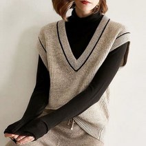 단톤조끼 홈쇼핑 경량 무스탕 여자 오버핏 패딩 조끼 니트 키작녀 데이트룩 따땃 빅사이즈 아우터