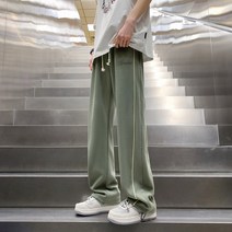 여름남자바지 K396P50 통제함 68 봄 신화 부그 캐주얼바지 와이드 루즈핏 스트레이트핏 일자 트렌드 4993499226