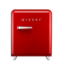윈세프 프리미엄 레트로 미니냉장고, 레드, WK-45RR