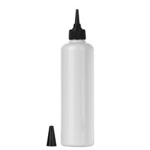 뾰족캡용기 120ml 150ml 200ml 250ml 300ml 500ml 오일병 염색약공병, 백색용기 검은색캡