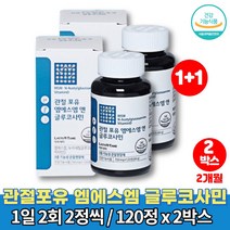 코스트코 글루코사민 무릎 고관절 MSM 50대 먹어야할 관절에 좋은 영양제 프리미엄 조인트 유황가루 엔아세틸글루코사민 JOINTSUPPORT 비타민d, 2박스