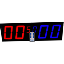 배드민턴 전자 점수판 스코어보드 디지털 4비트 3비트, AAA 배터리 3개가 포함된 1.8인치문자