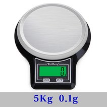 WEIHENG 디지털 고정밀도 주방저울 5kg 0.1g /전자저울10kg 1g, WH-B22 5kg 0.1g