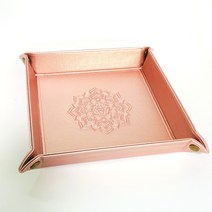 하나몰 모던 수납 가죽트레이, 핑크
