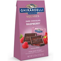 기라델리 스퀘어 라즈베리 다크 초콜릿 151g, 1개