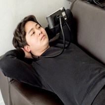 코브라 침대 누워서 핸드폰 목걸이 거치대 휴대폰 멀티 만능 스마트폰 목 자바라 거치대, 화이트