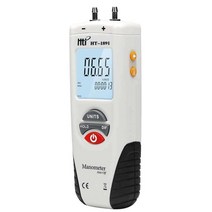 자기압력기록계 진공 게이지 압력 차압 음압 측정기, HT1891 측정 범위 ±34kPa. 호스