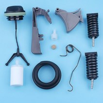 체인톱날스로틀 트리거 연료 탱크 캡 버퍼 마운트 스프링 수리 키트 Husqvarna 357XP 359 XP 전기 톱 가스 라인 필터 잠금 세트