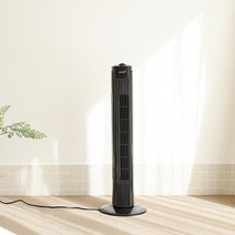 온더스 타워형 선풍기 블랙 타워팬 날개없는 무풍 아기, 1개