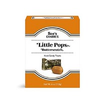 씨즈캔디 롤리팝 리틀 팝스 버터스카치 초콜릿 바닐라 어소티드 막대사탕 113g
