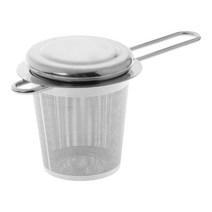 스테인레스 스틸 차 Infuser 커피 인 Infuser Fine Mesh 필터 휴대용 손잡이, 은