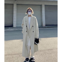 여자 트위드 코트 봄 여성 롱코트 오버핏 겨울 오피스 하객룩
