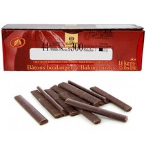 칼리바우트 44% 초코스틱 1.6kg바통브랑제 베이킹스틱, 단품
