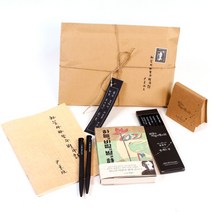 동주의 소포 5종세트 윤동주 굿즈 의미있는 친구 선물 (초판본+노트+볼펜+연필+메모지)