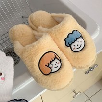 겨울 실내화 실내용 따뜻한 방한화 겨울실내화 캐릭터 부드러운 쿠션 사무실 거실 실내화
