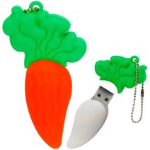 칼론 싱싱야채 USB 메모리 3.0 16GB 재택근무 업무 회의 대학생, 필수선택:USB3.0 싱싱야채 16G 당근