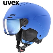 10% →우벡스 스키 보드 주니어 바이져헬멧 2223 ROCKET JR VISOR_Blue mat