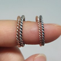 실버상회 925 꼬임 실버링 은반지 1.5t 1.8t 5호~21호